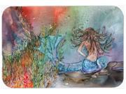 Brunette Mermaid Water Fantasy Kitchen or Bath Mat 20x30 8972CMT