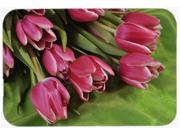 Pink Tulips Mouse Pad Hot Pad or Trivet APH5048MP