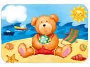 Teddy Bear on the Beach Kitchen or Bath Mat 20x30 APH0088CMT