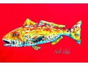 Fish Red Fish Alphonzo Fabric Placemat MW1084PLMT