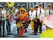 Dancing in the Streets Mardi Gras Fabric Placemat MW1224PLMT