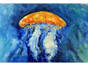 Calm Water Jellyfish Fabric Placemat MW1223PLMT