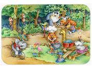 Animals at A Picnic Glass Cutting Board Large APH6821LCB
