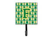 Letter F Football Green and Gold Leash or Key Holder CJ1069 FSH4
