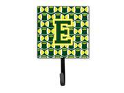 Letter E Football Green and Yellow Leash or Key Holder CJ1075 ESH4