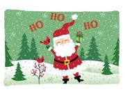 Merry Christmas Santa Claus Ho Ho Ho Fabric Standard Pillowcase VHA3016PILLOWCASE