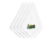 Christmas Train with Presents Embroidered Napkins Set of 4 EMBT2428NPKE