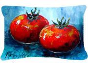 Vegetables Tomatoes Red Toes Canvas Fabric Decorative Pillow