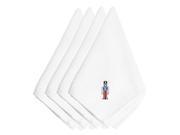 Christmas Toy Soldier Embroidered Napkins Set of 4 EMBT2076NPKE
