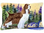 Springer Spaniel Decorative Canvas Fabric Pillow