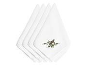Fall Ear of Corn and Ivy Embroidered Napkins Set of 4 EMBT3819NPKE