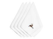 Christmas Rudolph the Reindeer Embroidered Napkins Set of 4 EMBT2077NPKE