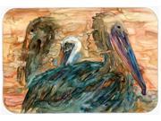 Abstract Pelicans Glass Cutting Board Large 8977LCB