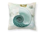 Shells Canvas Fabric Decorative Pillow