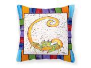 Beach and Seafood Decorative Canvas Fabric Pillow 8426