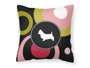 Australian Terrier Decorative Canvas Fabric Pillow