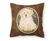 Golden Retriever Decorative Canvas Fabric Pillow