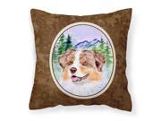 Australian Shepherd Decorative Canvas Fabric Pillow