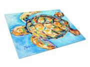 Sand Dance Turtle Glass Cutting Board Large