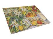 Fruit Flowers and Vegetables Glass Cutting Board Large DND021LCB