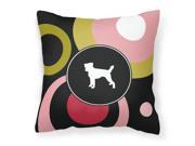 Jack Russell Terrier Decorative Canvas Fabric Pillow