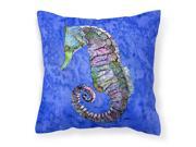 Seahorse Decorative Canvas Fabric Pillow