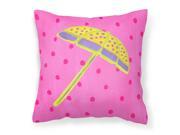 Beach Umbrella Decorative Canvas Fabric Pillow