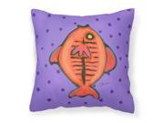 Fish Decorative Canvas Fabric Pillow