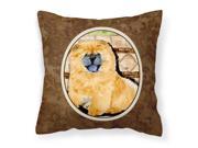 Chow Chow Decorative Canvas Fabric Pillow