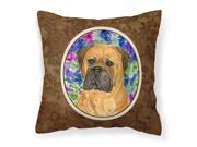 Bullmastiff Decorative Canvas Fabric Pillow