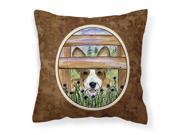 Corgi Decorative Canvas Fabric Pillow