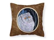 Starry Night Cat Persian Fabric Decorative Pillow SS8402PW1414