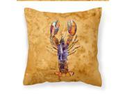 Lobster Fabric Decorative Pillow 8716PW1414