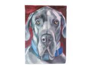 Great Dane Natural Ears Blue Collar Flag Canvas House Size 7310CHF