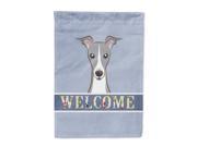 Italian Greyhound Welcome Flag Garden Size BB1422GF