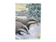 Badgers Two of a Kind Flag Canvas House Size ASA2041CHF