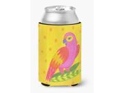Bird Parrot Can or Bottle Beverage Insulator Hugger