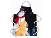 Snowman with Chow Chow Apron