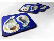 Set of 4 Oyster I Hear You Foam Coasters