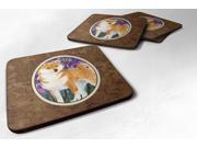 Set of 4 Shiba Inu Foam Coasters