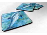 Set of 4 Dolphin Foam Coasters