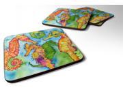 Set of 4 Seahorse Foam Coasters