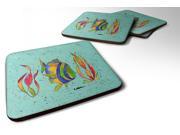 Set of 4 Tropical Fish Foam Coasters
