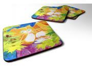 Set of 4 Cat Tea Time Foam Coasters