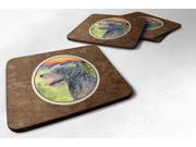 Set of 4 Irish Wolfhound Foam Coasters