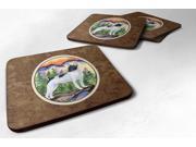 Set of 4 Rat Terrier Foam Coasters