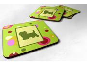 Set of 4 Cairn Terrier Foam Coasters