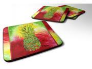 Set of 4 Pineapple Foam Coasters