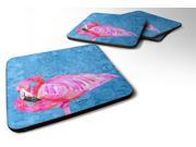 Set of 4 Flamingo Foam Coasters