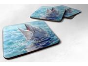 Set of 4 Dolphin Foam Coasters